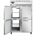 Thumbnail image #1 for Continental Refrigerator 2FNSSPTHD Two-Section Pass-Thru Freezer with Half-Height Solid Doors