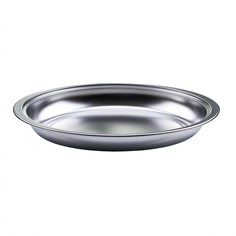 Product image #1 for Winco 8 Qt. Oval Stainless Steel Chafer Food Pan for Model 603
