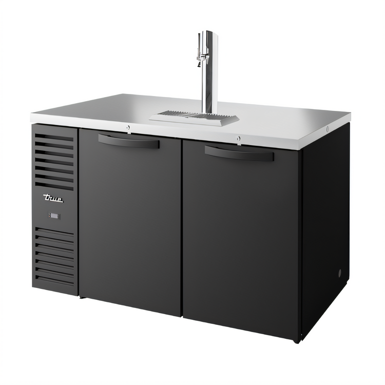 Product image #1 for True Pass-Thru Single-Zone Refrigerated Draft Bar Cooler, 60-Inch, 4 Doors, 1 Beer Column