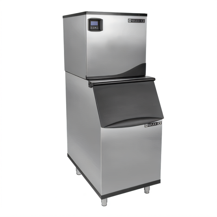 Product image #1 for Maxx Ice Intelligent Series 22-Inch Air-Cooled Modular Full-Dice Ice Machine with 310-lb Storage Bin