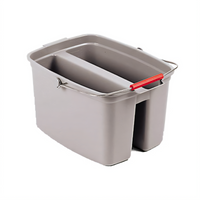 Rubbermaid Commercial Products 17 Quart Gray Double Pail