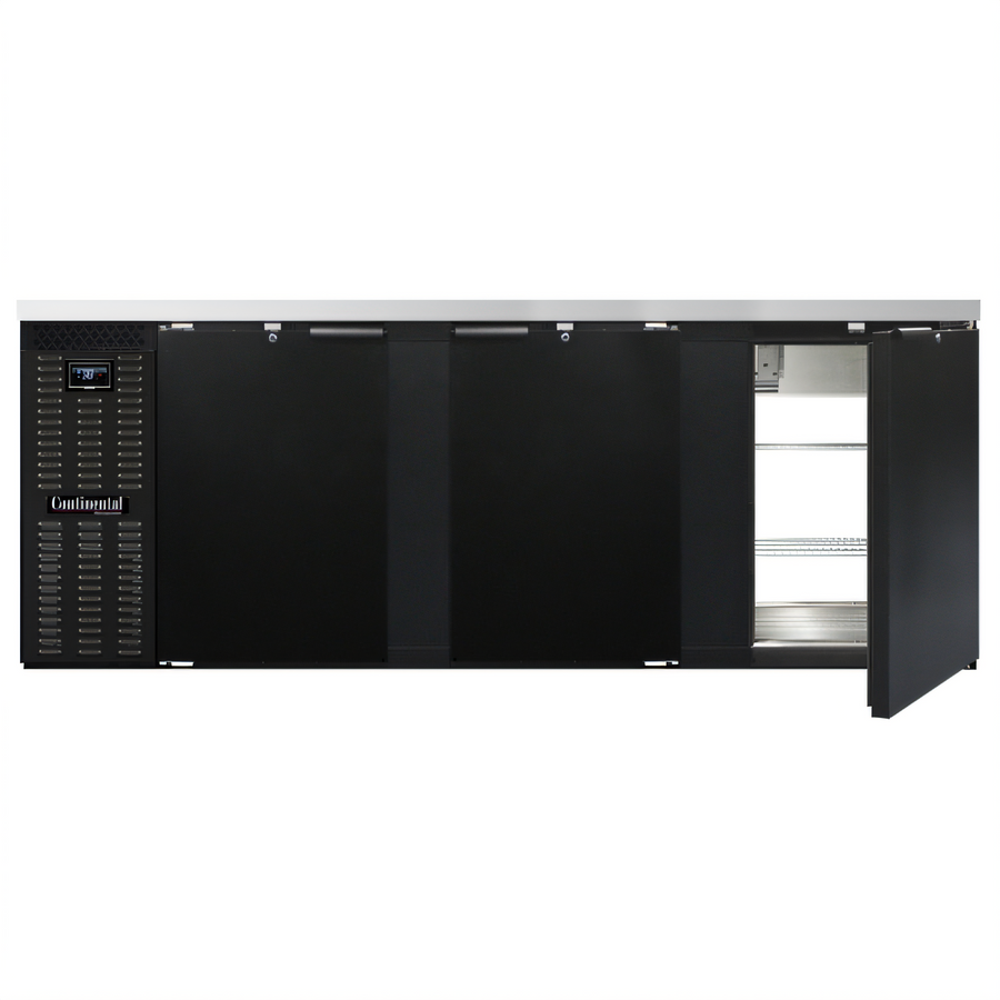 Product image #1 for Continental Refrigerator BB90NPT 90-Inch Pass-Thru Refrigerated Back Bar Cooler