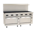 Thumbnail image #1 for Wolf Challenger XL 72-Inch Gas Restaurant Range with 12 Open Burners and 2 Convection Ovens