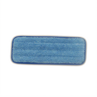Rubbermaid Commercial Hygen 11-Inch Blue Microfiber Wall/Stair Damp Mop Head
