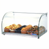 Thumbnail image #1 for Omcan USA Countertop Curved-Front Pastry Display Case, 25 Liter Capacity, Full-Service, Non-Refrigerated