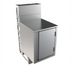Thumbnail image #1 for BK Resources 21-Inch x 18-Inch Flat Top Underbar Cabinet with Die Wall Base, Stainless Steel