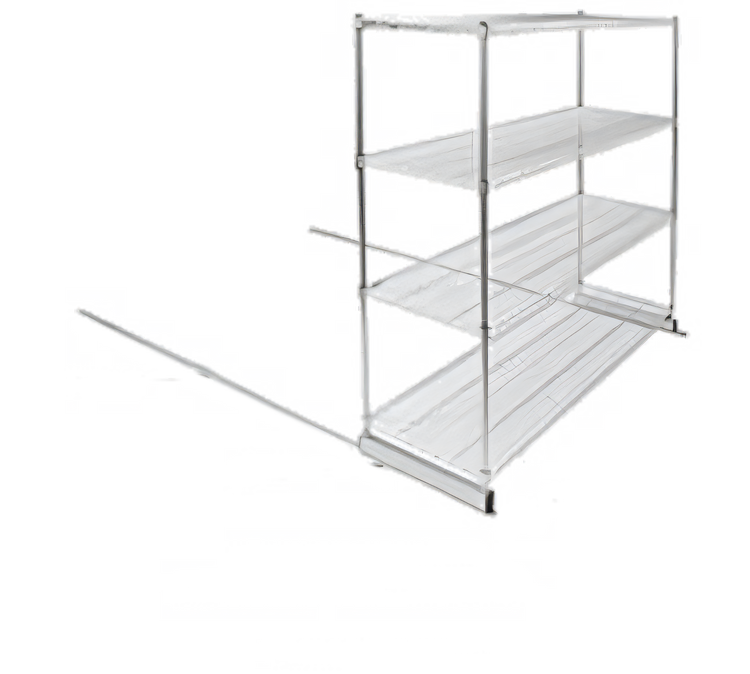 Product image #1 for Eagle Floor-Trak Single-Deep Floor Track Kit for Wire Shelving, 30 Ft.