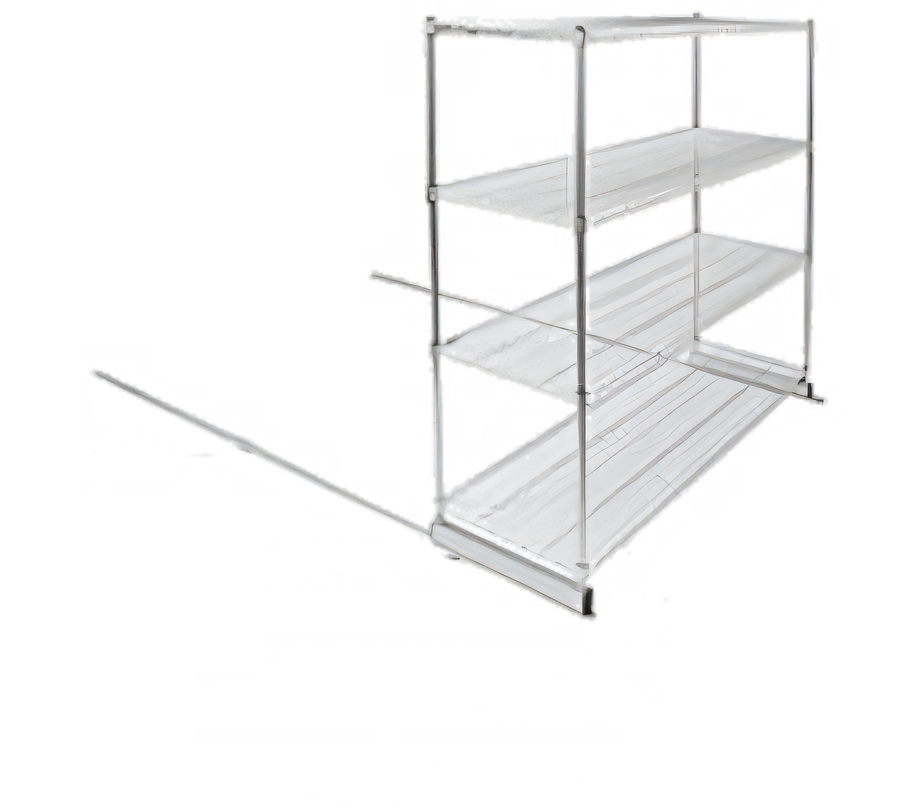 Product image #1 for Eagle Floor-Trak Single-Deep Floor Track Kit for Wire Shelving, 30 Ft.