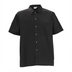 Thumbnail image #1 for Signature Chef Broadway Short-Sleeve Snap-Button Chef Shirt, Black, 3XL