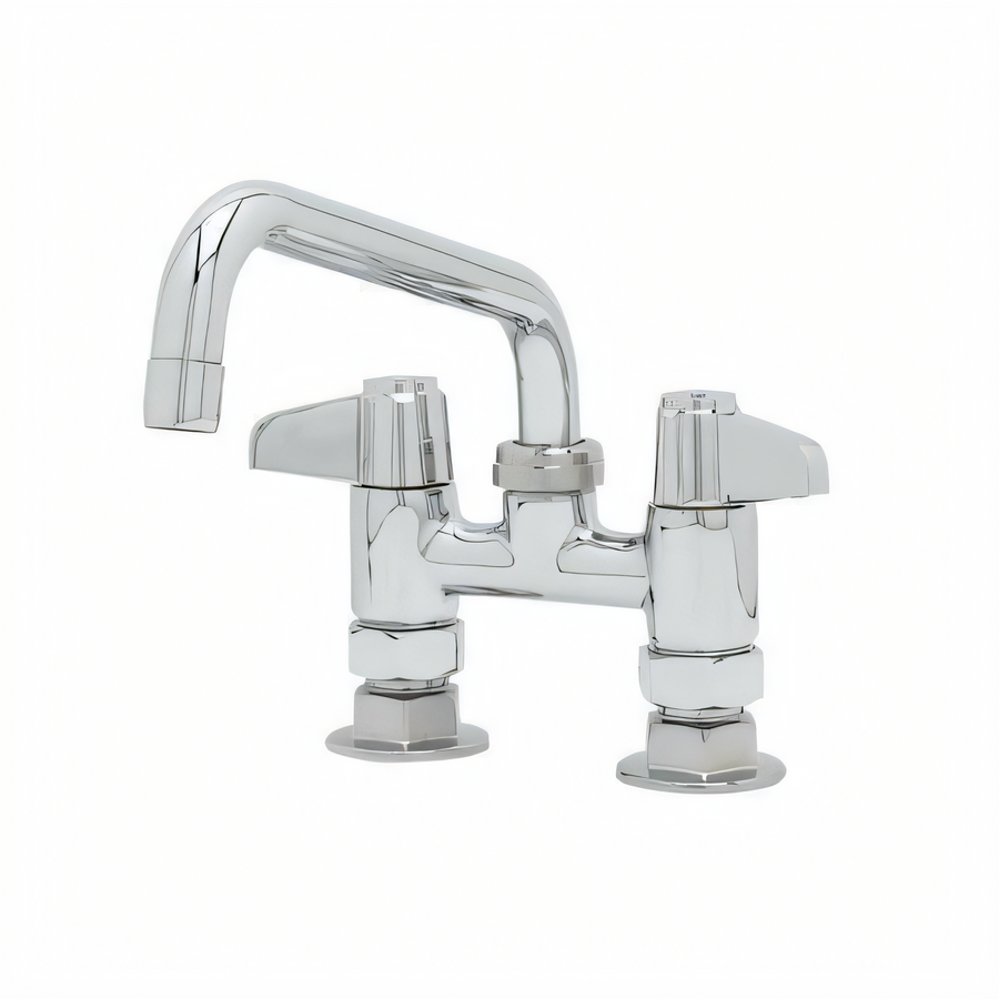 Product image #1 for equip 4-Inch Centers Deck-Mount Manual Faucet with 8-Inch Swing Nozzle