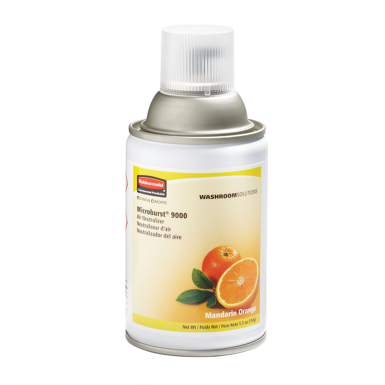 Product image #1 for Microburst 9000 Mandarin Orange Aerosol Air Neutralizer Refill, Case of 4