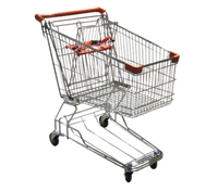 Commercial Shopping Cart with Child Seat and 110 lb. Capacity