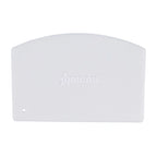 Thumbnail image #1 for Omcan 14204 Dough Scraper, 5-1/2″ x 3-3/4″, flexible, easy-clean, dishwasher safe, plastic, white, NSF (Pack of 12) Case of 21