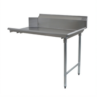 Eagle Group BlendPort® 48-Inch Straight Right-Hand Clean Dishtable, 16-Gauge 300 Series Stainless Steel, 10-Inch Backsplash