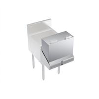 Krowne Royal Series 18-Inch Double Speedrail Locking Cover, Stainless Steel