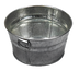 Thumbnail image #1 for American Metalcraft 27 oz. Round Galvanized Tin Cooling Tub with Side Handles