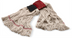 Thumbnail image #1 for Carlisle Large Looped-End Wet Mop Head with Scrubber, Natural 4-Ply Cotton/Synthetic Blend, 5-Inch Red Band