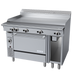 Thumbnail image #1 for Garland Cuisine Series 48-Inch Natural Gas Thermostatic Griddle Top Range with Convection Oven and Cabinet Base