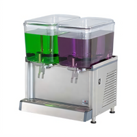 Crathco Simplicity Twin Standard Pre-Mix Cold Beverage Dispenser, 2 x 4.75-Gallon BPA-Free Bowls, 120V
