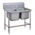 Thumbnail image #1 for Advance Tabco Regaline 2-Compartment Floor Model Sink, 46-Inch, 20
