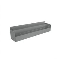 BK Resources 42-Inch Double Speed Rail with Keyhole Mount, 18/304 Stainless Steel