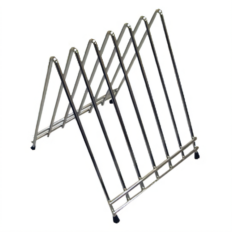 Product image #1 for Winco 6-Slot Chrome-Plated Cutting Board Rack for Boards Up to 1 Inch Thick