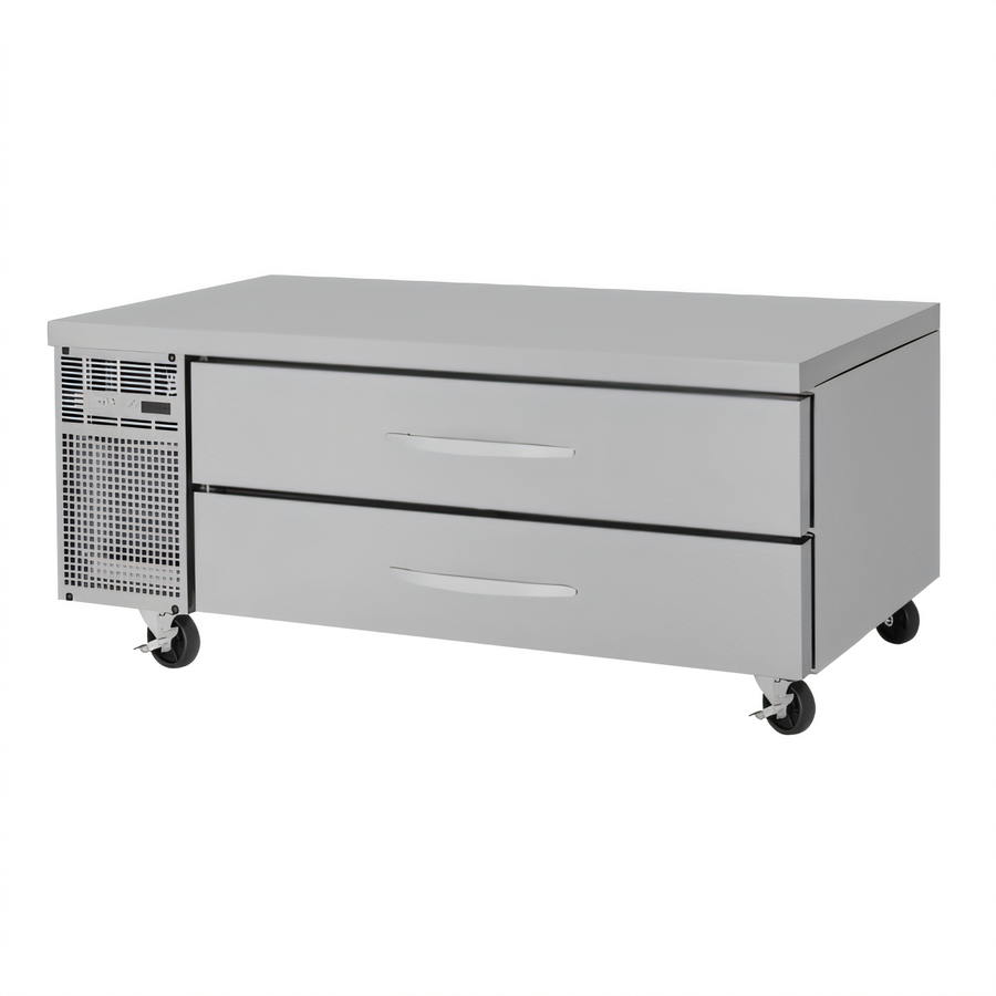 Product image #1 for Turbo Air PRO Series One-Section 60-Inch Flat Top Refrigerated Chef Base with 2 Drawers