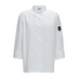 Thumbnail image #1 for Signature Chef Mulholland Men's Tapered Fit 3/4-Sleeve Double-Breasted Chef Jacket, White, Large