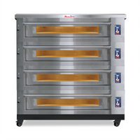Marra Forni ELST55-36/4 Four-Deck Electric Stackable Deck Oven with 55 x 36-Inch MarraStone Cooking Surface