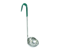 Crestware 6 oz 14-1/2 Inch Ladle with Teal Silicone Handle