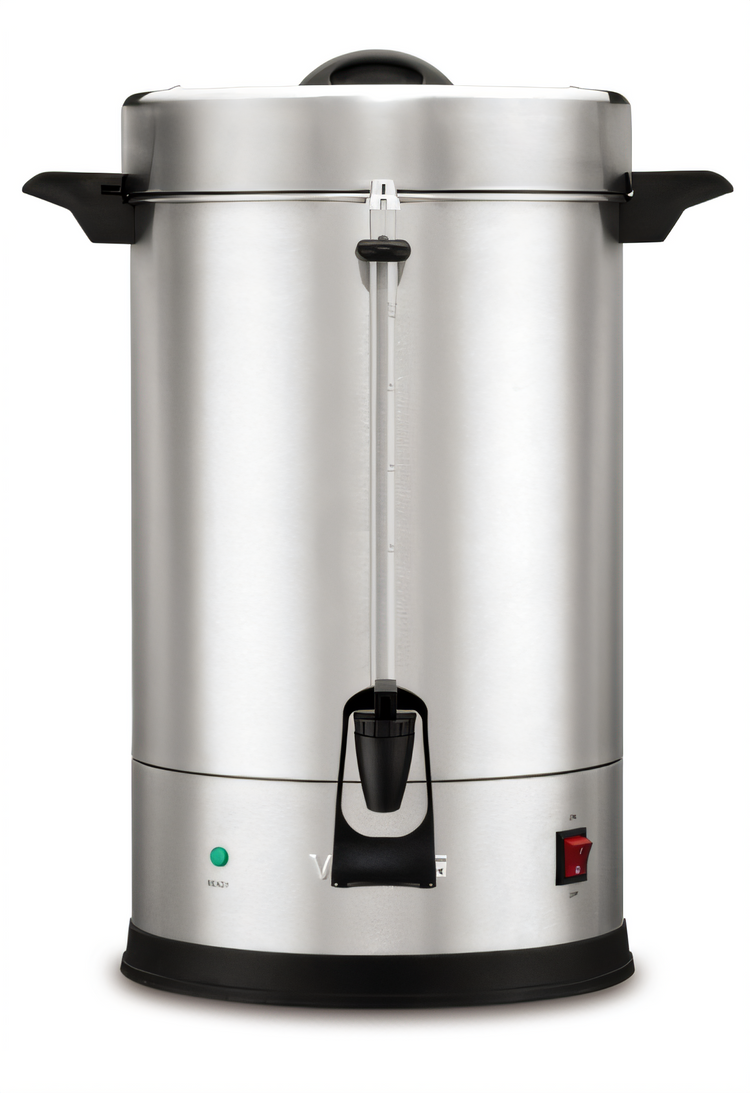 Product image #1 for Waring WCU110X Single Wall 110-Cup Coffee Urn, 120V, Brushed Stainless Steel