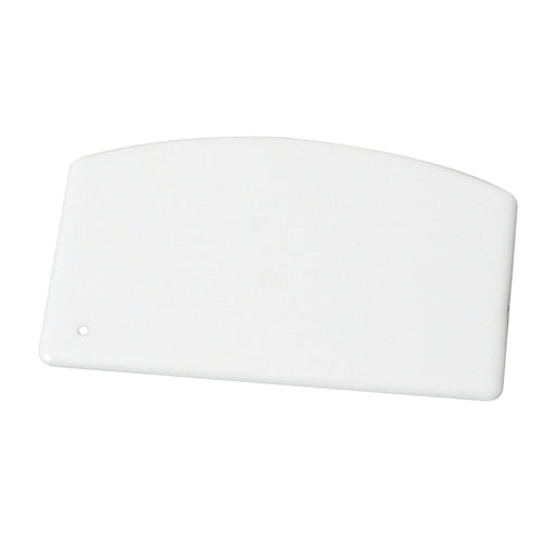 Product image #1 for Winco Small White Plastic Dough Scraper, 5-1/2 x 3-3/4 Inches, NSF