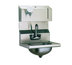 Thumbnail image #1 for Eagle Group Wall-Mount Hand Sink with Towel and Soap Dispensers, Splash-Mounted Gooseneck Faucet, Basket Drain, and 13-1/2