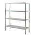 Thumbnail image #1 for New Age H.D. Series 4-Shelf All-Welded Heavy-Duty Aluminum Shelving Unit, 48