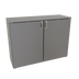 Thumbnail image #1 for Glastender CS1RB48 Shallow Depth Remote Back Bar Cooler, 48-Inch, 2-Section, Solid Swing Doors