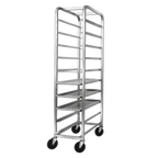 Thumbnail image #1 for Channel Manufacturing 516AP6 All-Welded Aluminum Bottom-Load Platter Rack, 11-Platter Capacity, 10.5-Inch Platters, 5-Inch Centers