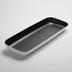 Thumbnail image #1 for American Metalcraft 24-Inch Rectangular White Melamine Platter with Black Speckles