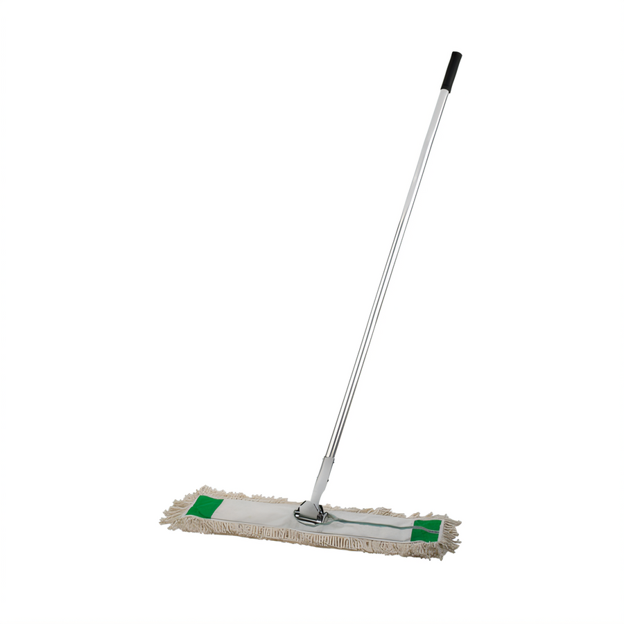 Product image #1 for Winco 24-Inch x 5-Inch Complete Dust Mop with 60-Inch Aluminum Handle