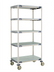 Thumbnail image #1 for MetroMax i 5-Shelf Mobile Polymer Shelving Unit, 36