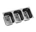 Thumbnail image #1 for Eagle Group Three-Compartment Weld-In Sink with Deep-Drawn Seamless Bowls, 10