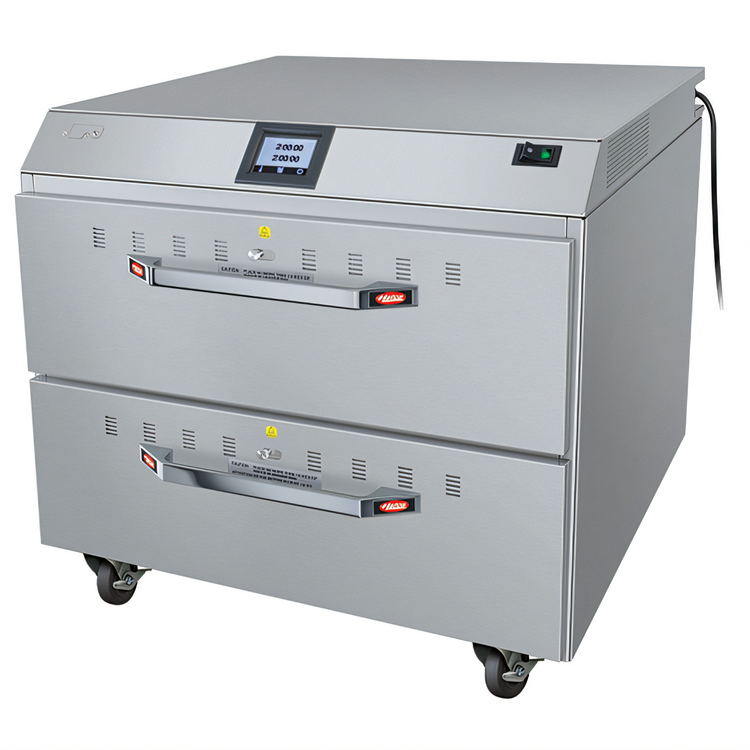 Product image #1 for Hatco HDWTC-3 Freestanding 3-Drawer Heated Drawer Warmer with Top Touchscreen Control