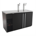 Thumbnail image #1 for Pro-Line E-Series 59.5-Inch Two-Section Direct Draw Draft Beer Cooler, Black, 3-Faucet, 23.7 Cu. Ft.