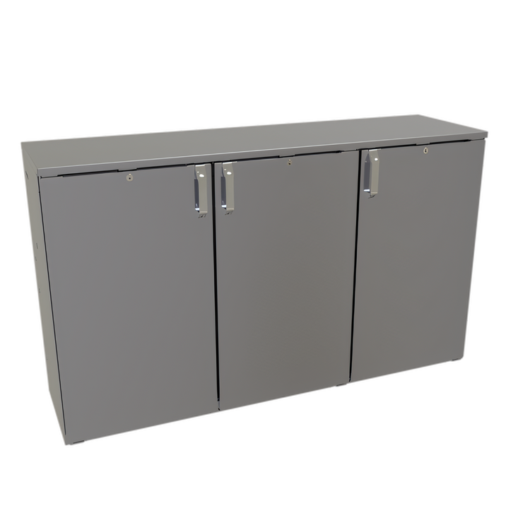 Product image #1 for Glastender CS1RB60 60-Inch Three-Section Shallow-Depth Remote Back Bar Cooler