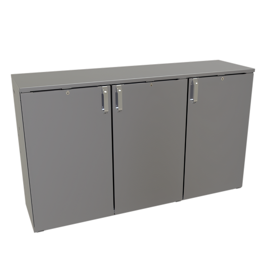 Product image #1 for Glastender CS1RB60 60-Inch Three-Section Shallow-Depth Remote Back Bar Cooler