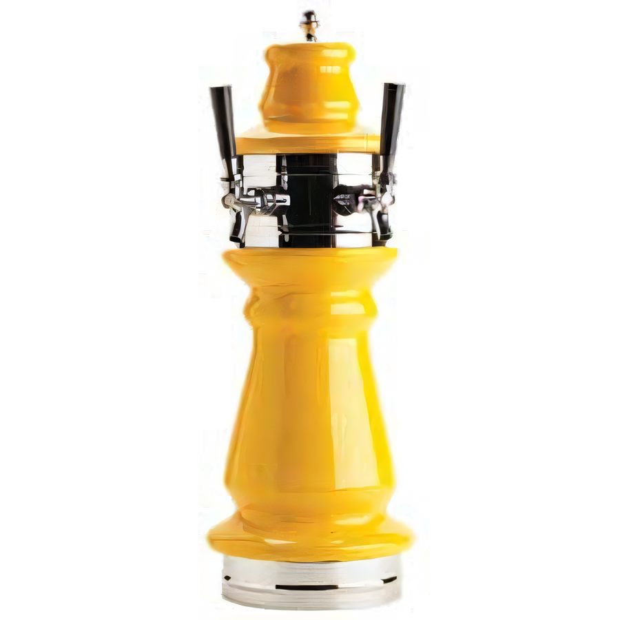 Product image #1 for Micro Matic Vienna 2-Faucet Countertop Air-Cooled Ceramic Draft Beer Tower