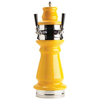 Micro Matic Vienna 2-Faucet Countertop Air-Cooled Ceramic Draft Beer Tower