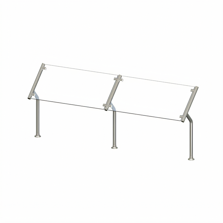 Product image #1 for Contemporary Single-Sided Buffet Breath Guard for 2-Well Signature Server and 2-Well Drop-In Units