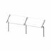 Thumbnail image #1 for Contemporary Single-Sided Buffet Breath Guard for 2-Well Signature Server and 2-Well Drop-In Units