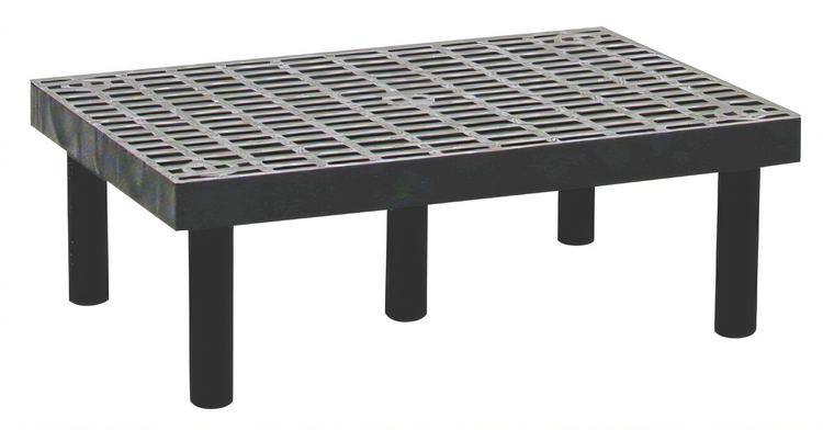 Product image #1 for Quantum Vented Polyethylene Dunnage Rack, 500 lb. Capacity