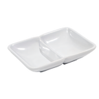 Thumbnail image #1 for Town Equipment 31262/CS 3 oz White Melamine Sauce Dish